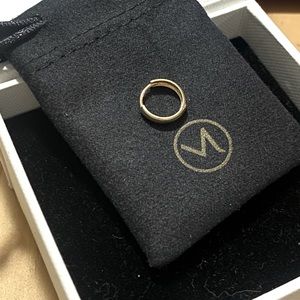 Mejuri Single Solid 14k Yellow Gold Bold Hoop